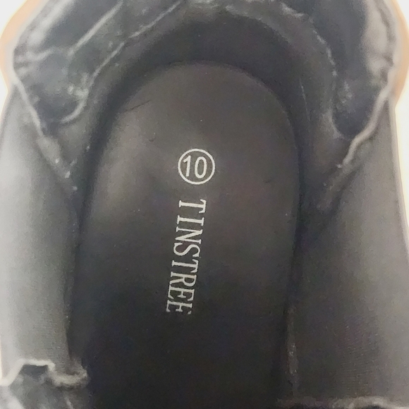 Tinstree Non-Slip Hidden Wedge Chelsea Boots Pull on Ankle Booties Size 10 - Picture 9 of 11